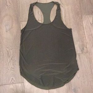 Onzie glossy flow racerback jersey tank